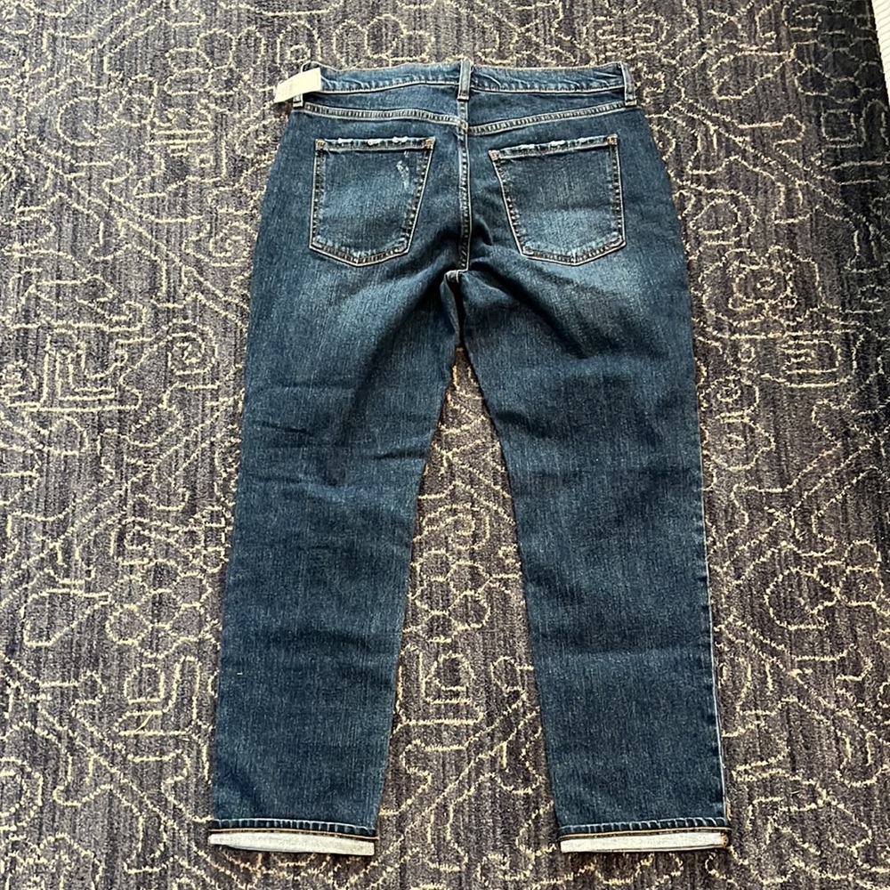 Mid Rise Ankle Distressed Jeans - Picture 6 of 10